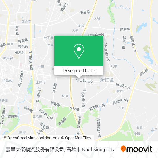 嘉里大榮物流股份有限公司地圖