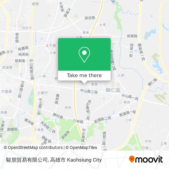 駿朋貿易有限公司地圖