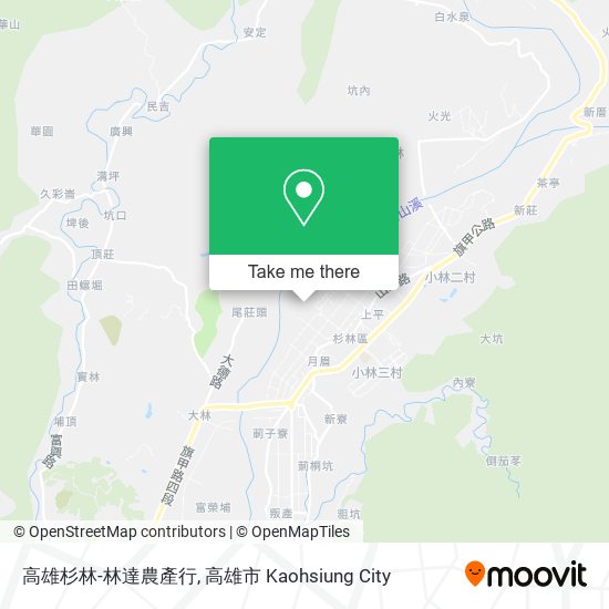 高雄杉林-林達農產行地圖
