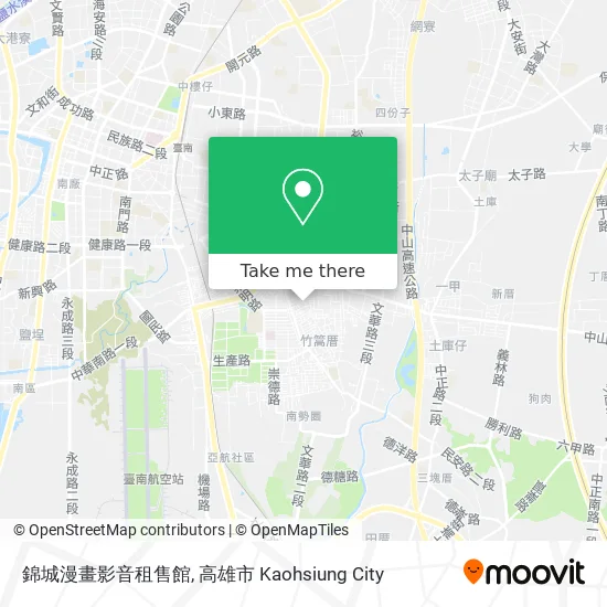 錦城漫畫影音租售館地圖
