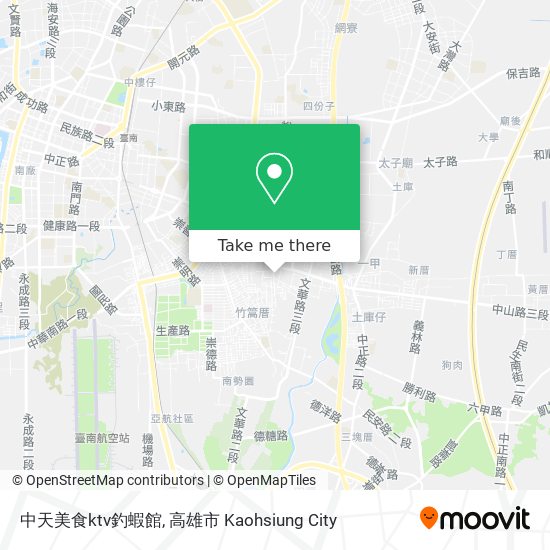 中天美食ktv釣蝦館地圖