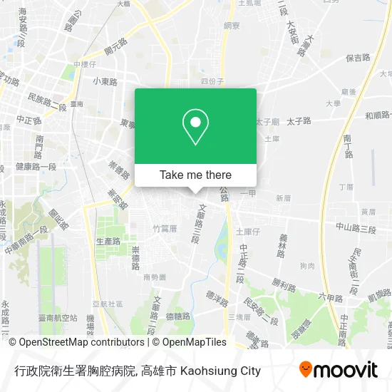 行政院衛生署胸腔病院 map