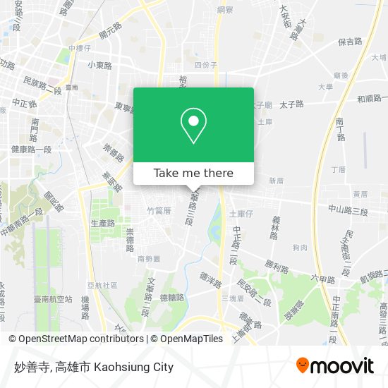 妙善寺地圖