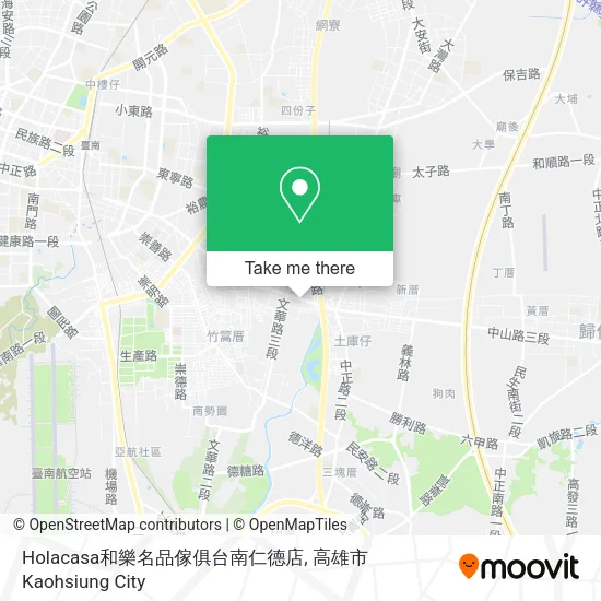 Holacasa和樂名品傢俱台南仁德店 map