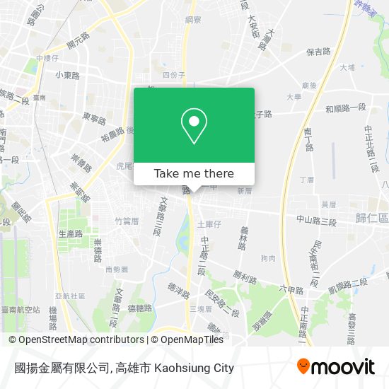 國揚金屬有限公司地圖