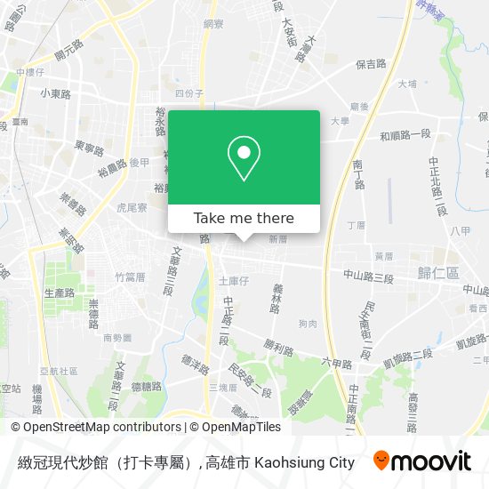緻冠現代炒館（打卡專屬） map