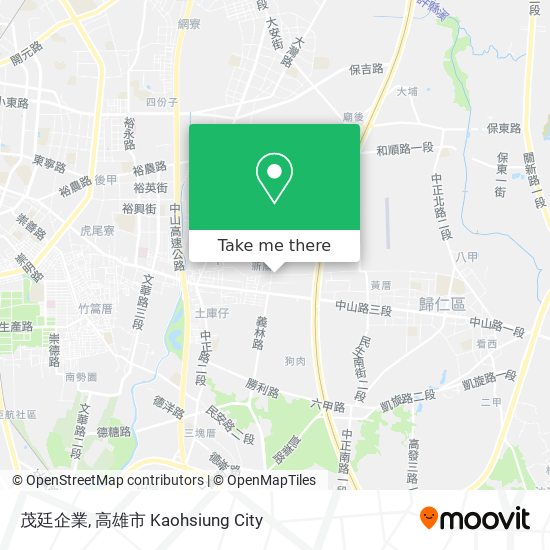 茂廷企業 map