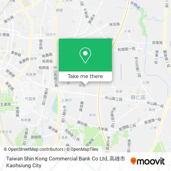 Taiwan Shin Kong Commercial Bank Co Ltd map