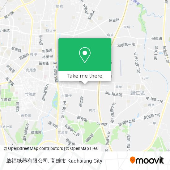 啟福紙器有限公司 map