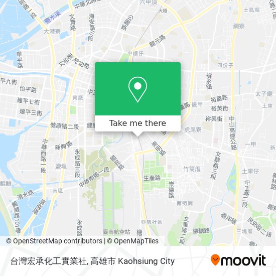台灣宏承化工實業社地圖
