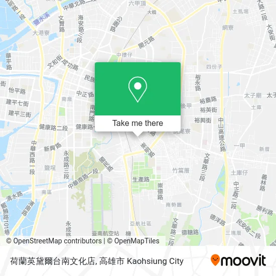荷蘭英黛爾台南文化店 map