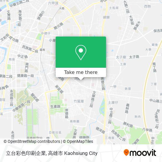 立台彩色印刷企業 map