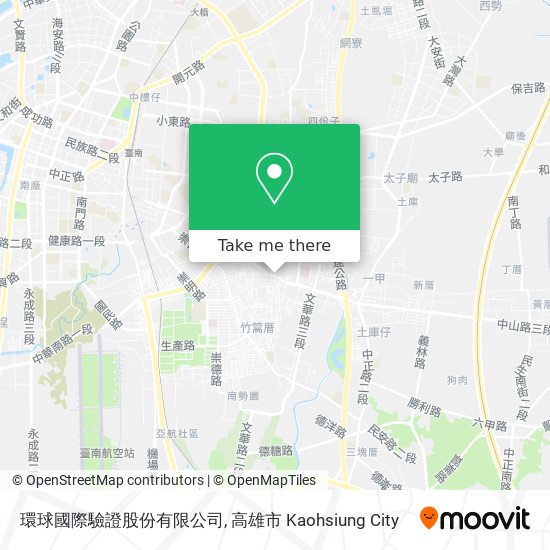 環球國際驗證股份有限公司 map