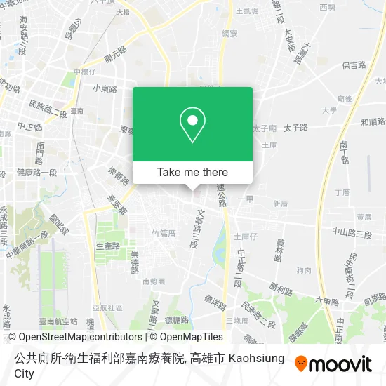 公共廁所-衛生福利部嘉南療養院 map