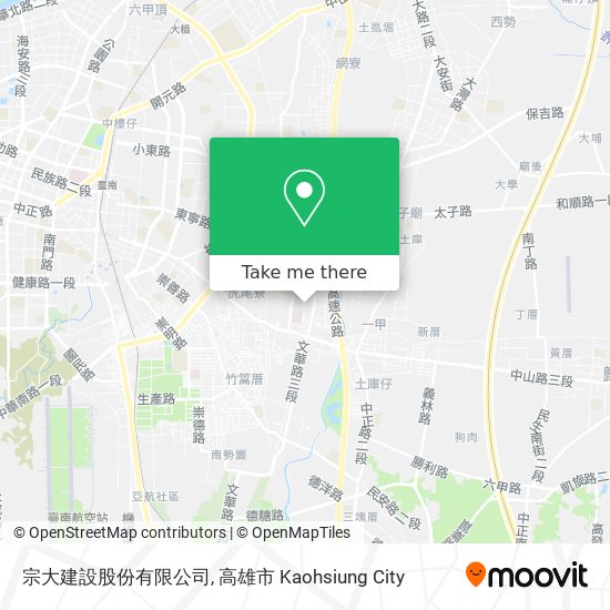 宗大建設股份有限公司 map