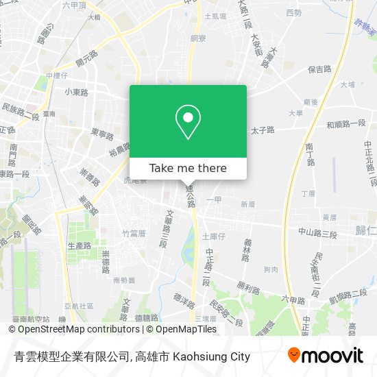 青雲模型企業有限公司 map