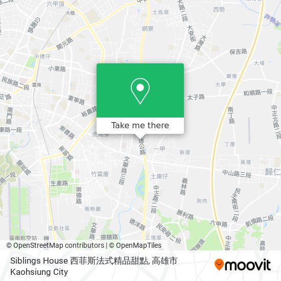Siblings House 西菲斯法式精品甜點地圖