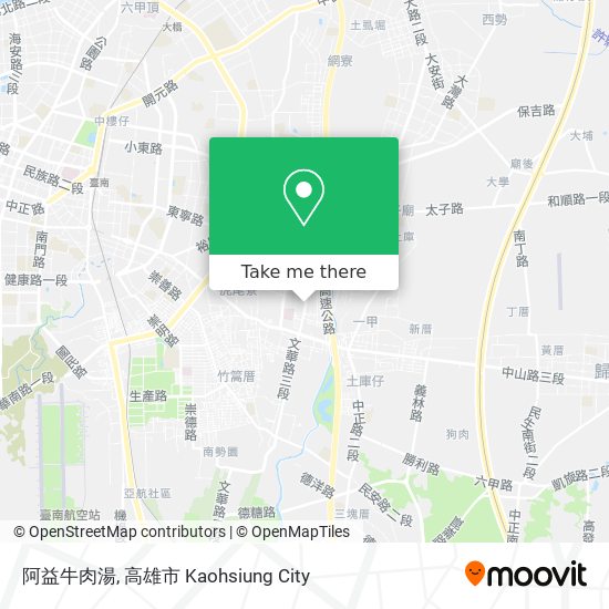 阿益牛肉湯 map