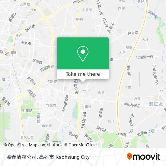 協泰清潔公司 map