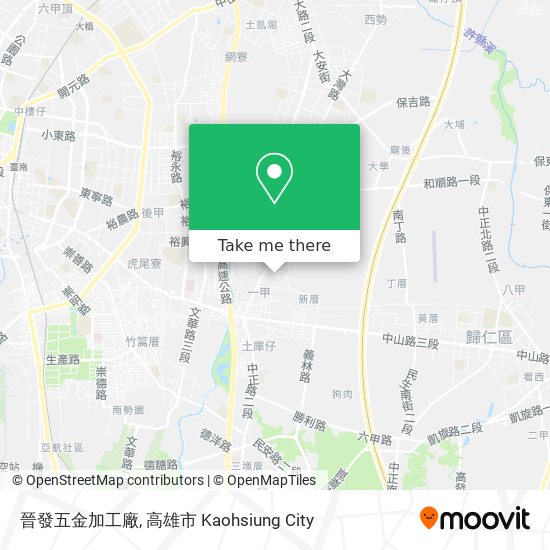 晉發五金加工廠 map