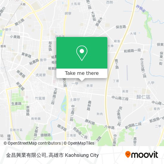 金昌興業有限公司 map