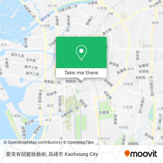 愛美有囍髮妝藝術 map