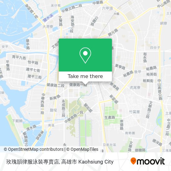 玫瑰韻律服泳裝專賣店 map