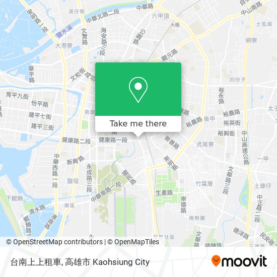 台南上上租車 map