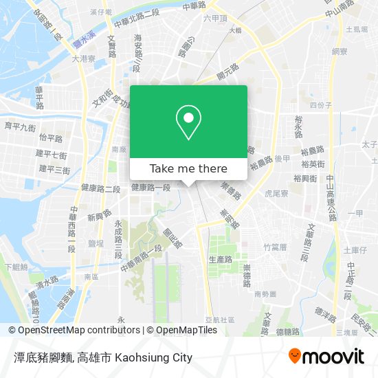 潭底豬腳麵 map