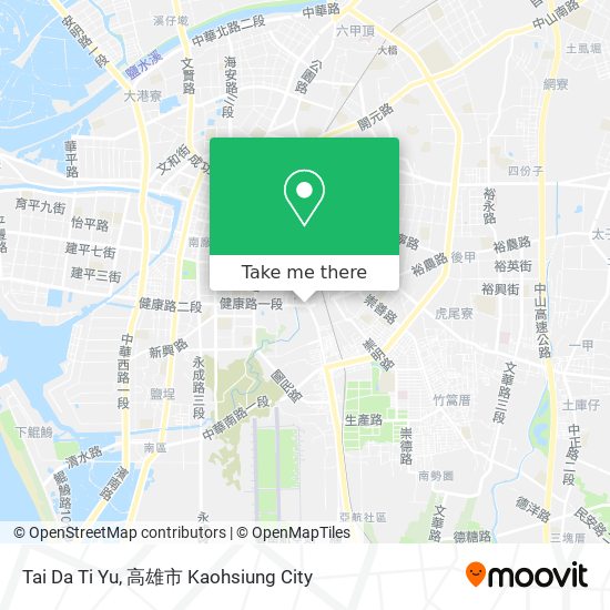 Tai Da Ti Yu map