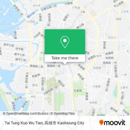 Tai Tung Kuo Wu Tien map