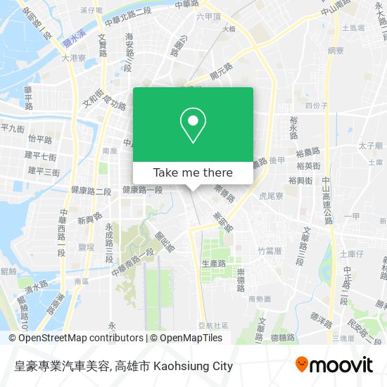 皇豪專業汽車美容 map