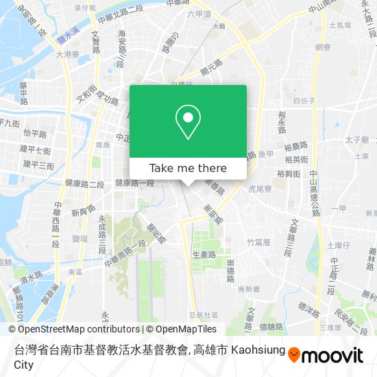 台灣省台南市基督教活水基督教會 map