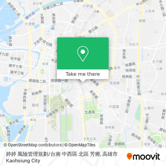 婷婷 風險管理規劃/台南 中西區 北區 芳療 map