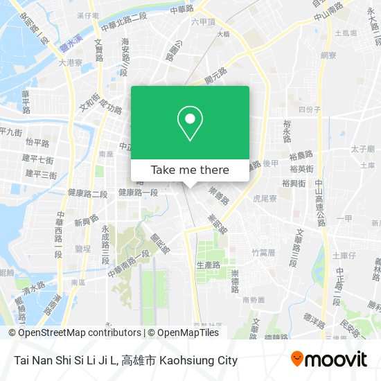 Tai Nan Shi Si Li Ji L map