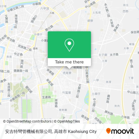 安吉特彎管機械有限公司地圖