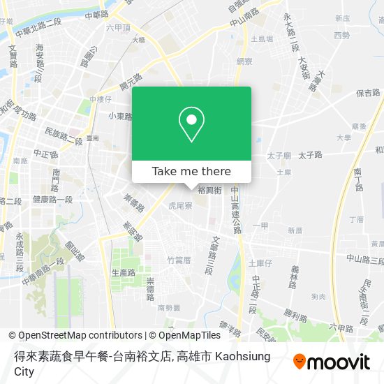 得來素蔬食早午餐-台南裕文店 map