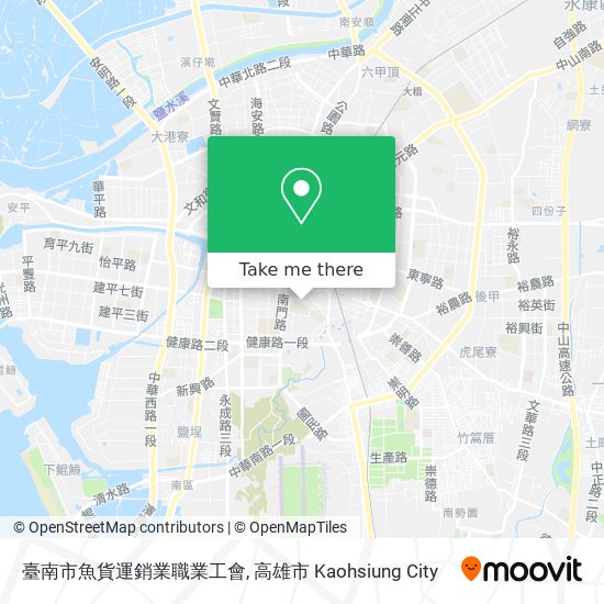 臺南市魚貨運銷業職業工會 map