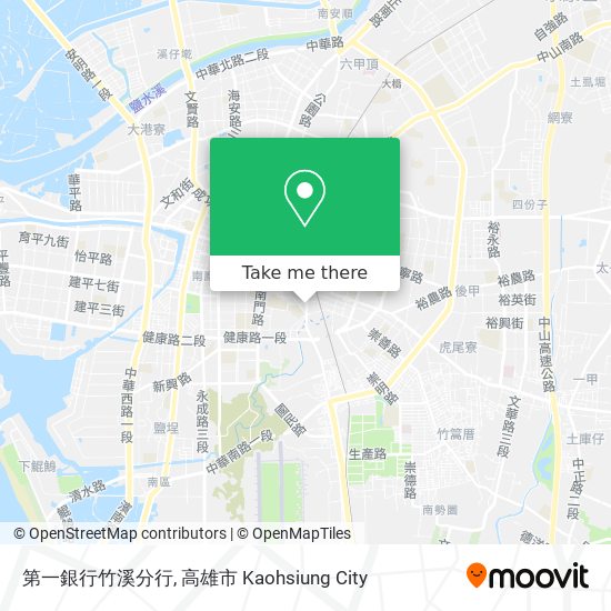 第一銀行竹溪分行 map