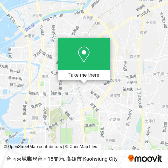 台南東城郵局台南18支局 map