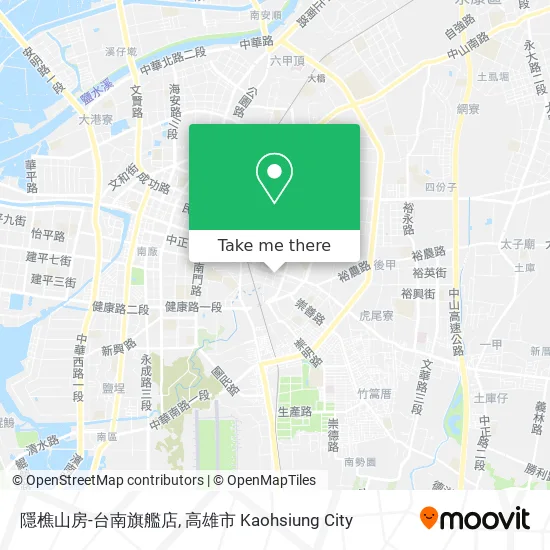 隱樵山房-台南旗艦店地圖