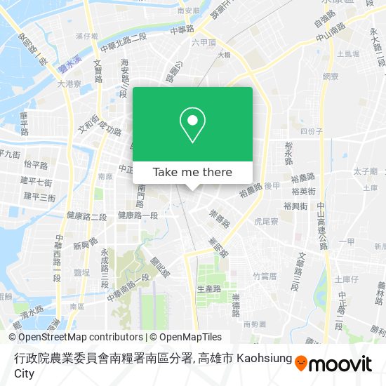 行政院農業委員會南糧署南區分署 map