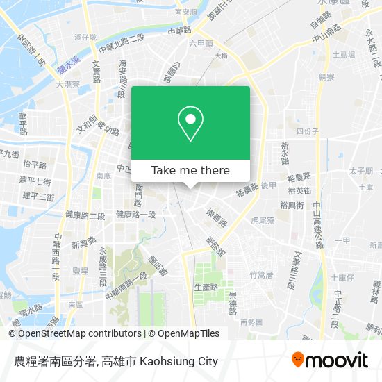 農糧署南區分署 map