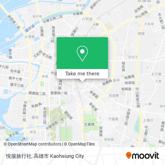 悅揚旅行社 map