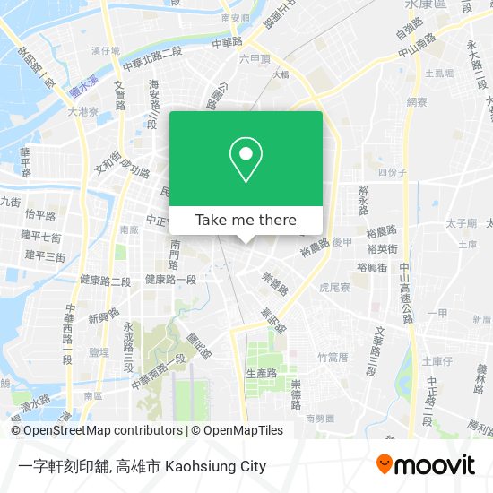 一字軒刻印舖 map