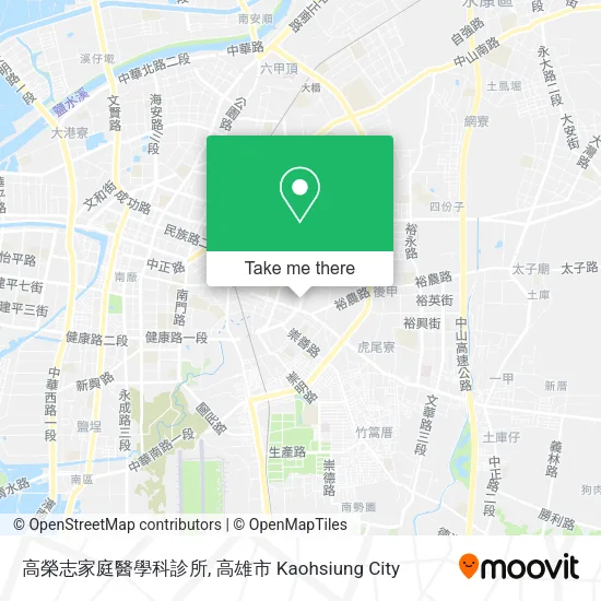 高榮志家庭醫學科診所 map