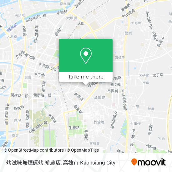 烤滋味無煙碳烤 裕農店 map