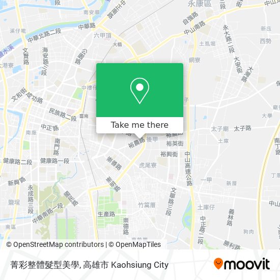 菁彩整體髮型美學 map