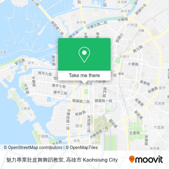 魅力專業肚皮舞舞蹈教室地圖
