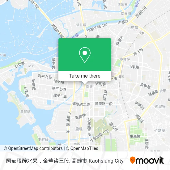 阿茹現醃水果，金華路三段 map